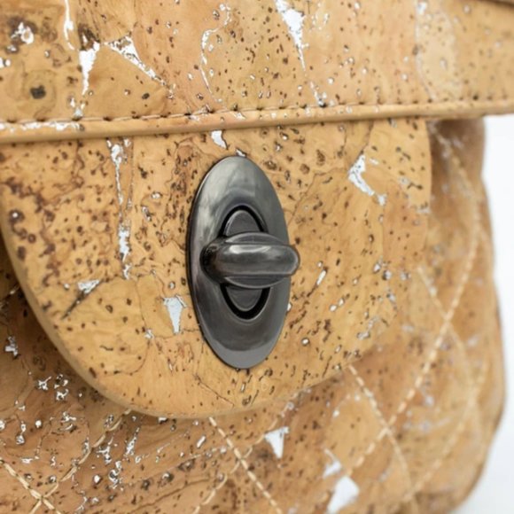 Eco-Friendly Cork Crossbody Bag - Picture 4 of 7